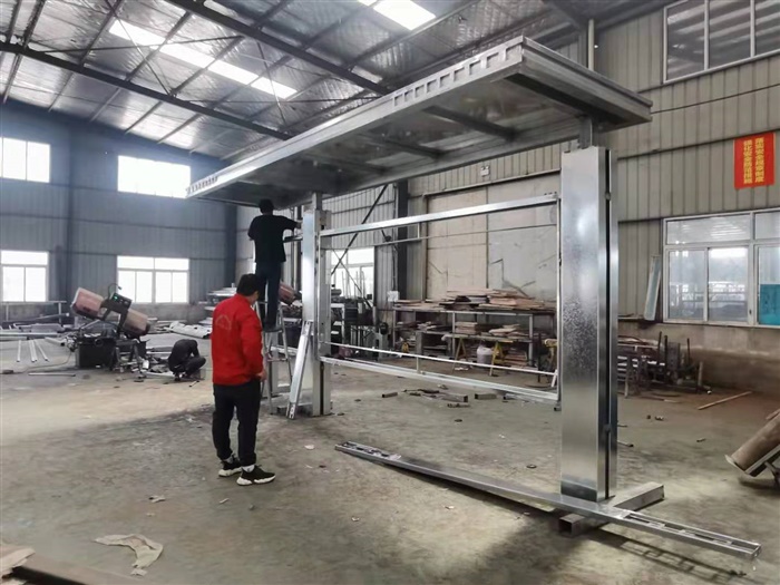 甘肅太陽能候車亭裝車發(fā)貨